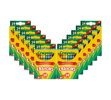 12 Box Classpack of 24 Count Crayons