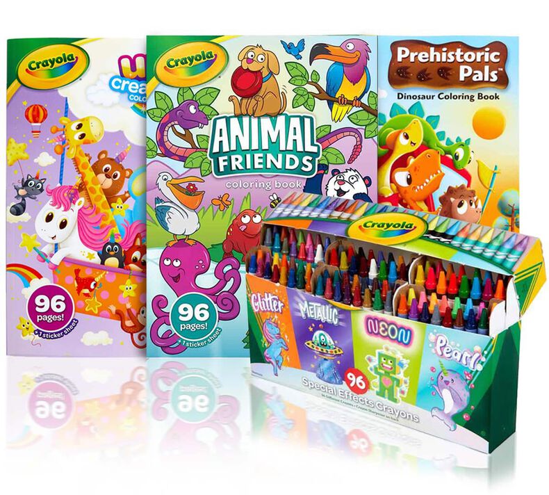 4-in-1 Animal Coloring Gift Set
