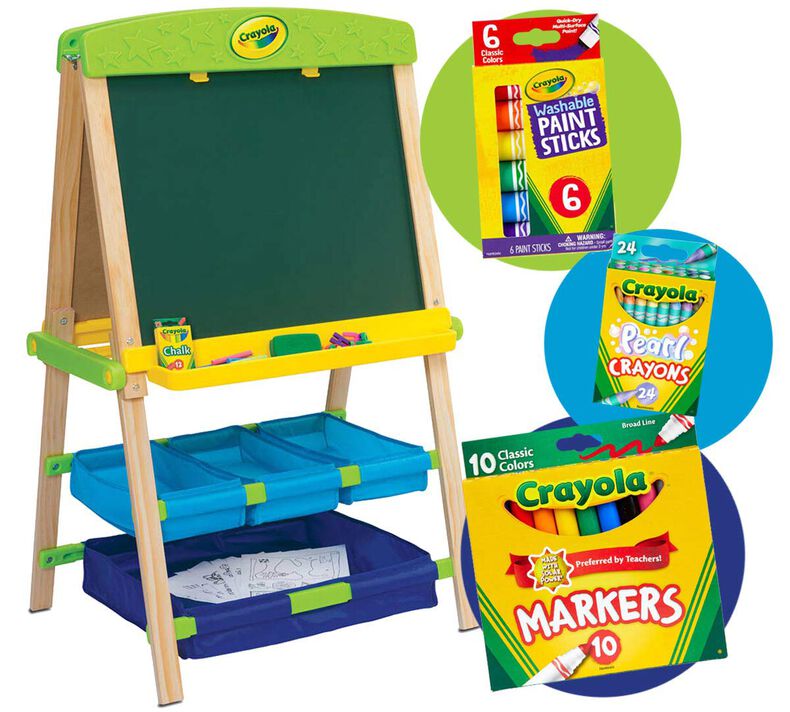 4-in-1 Deluxe Kids Easel Gift Set