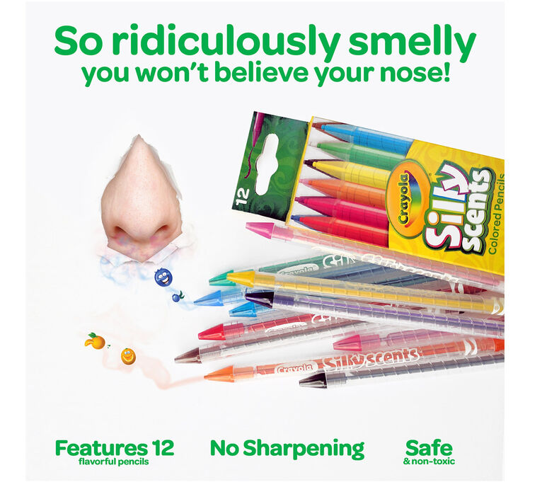 Silly Scents Twistables Colored Pencils 12ct