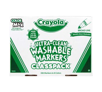Ultra-Clean Washable Markers Classpack front view