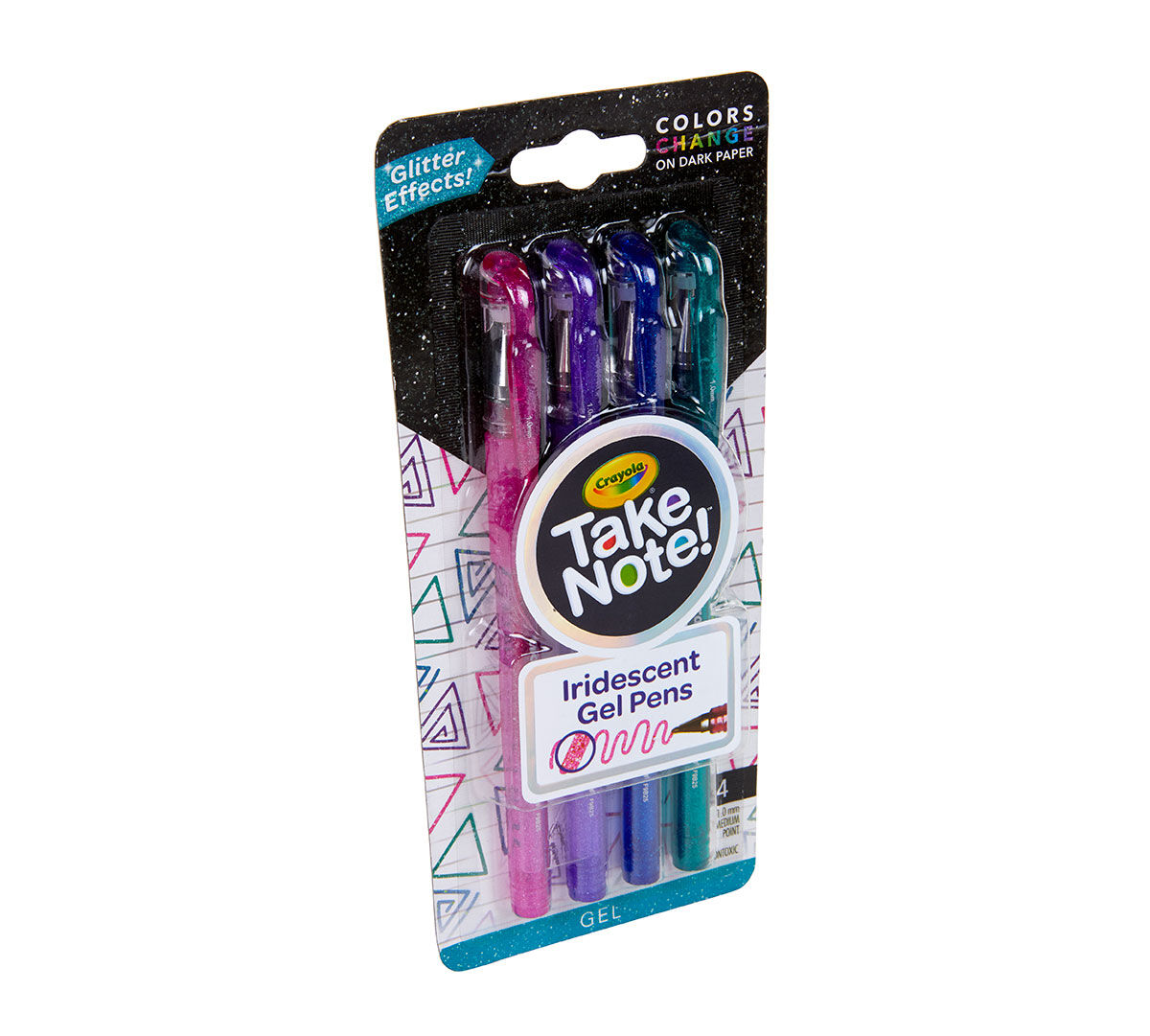 Take Note Iridescent Gel Pens, 4 Count Crayola
