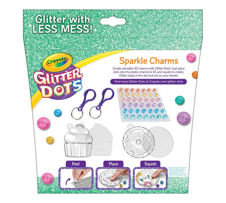 Glitter Dots Sparkle Charms