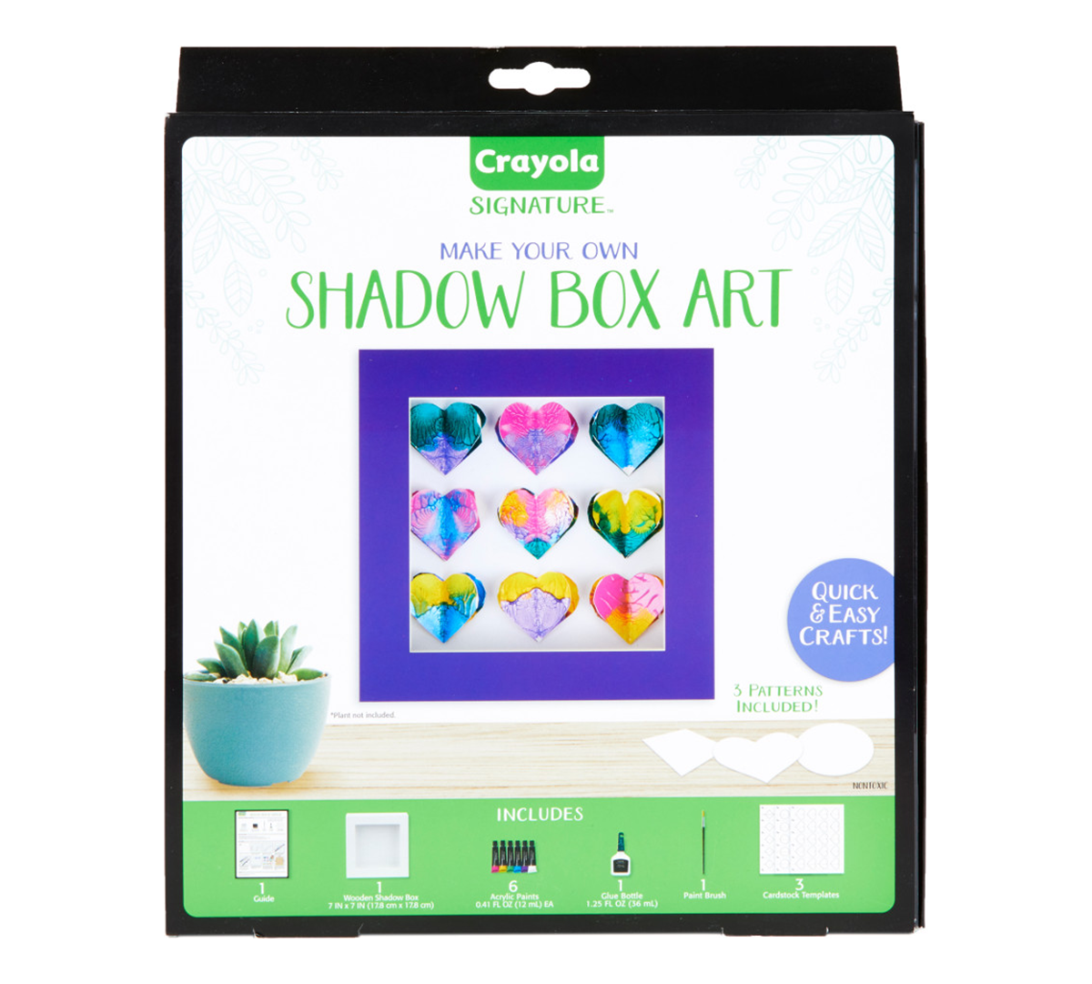 DIY Shadow Box, Personalized Picture Frame Kit Crayola