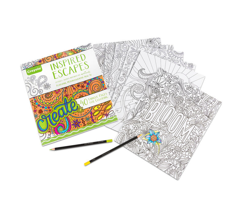 Inspired Escapes Coloring Books
