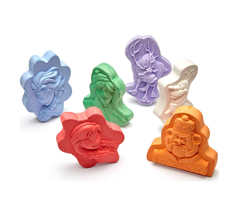 Washable Chalk Shapes, Frozen, 6 count