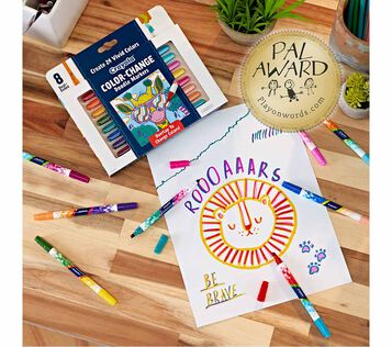 Doodle & Draw Color Change Markers with award winner seal.