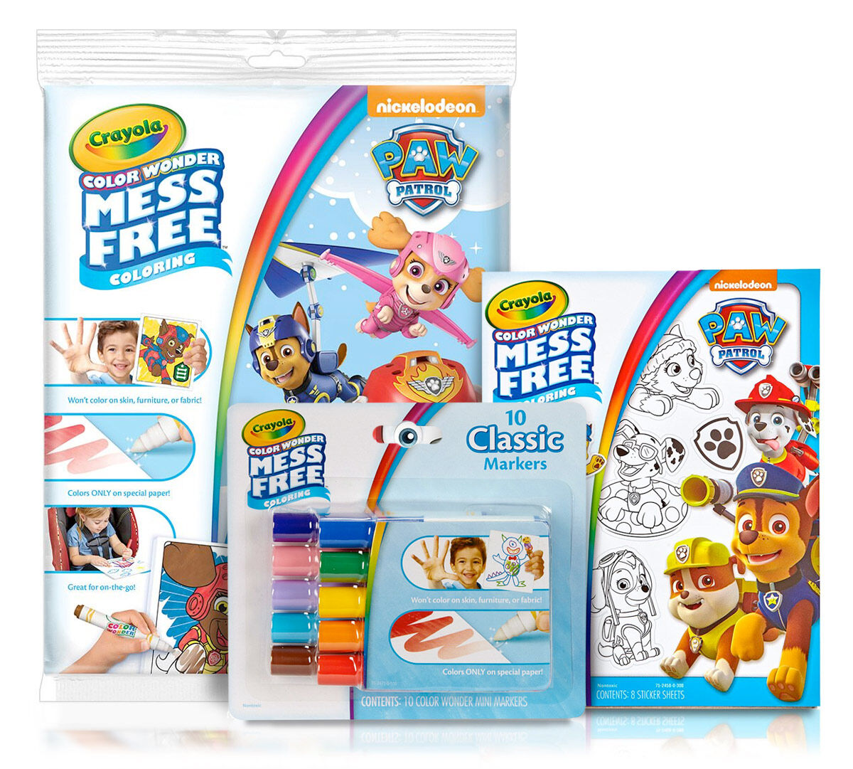 Paw Patrol Mess Free Coloring Set - Crayola