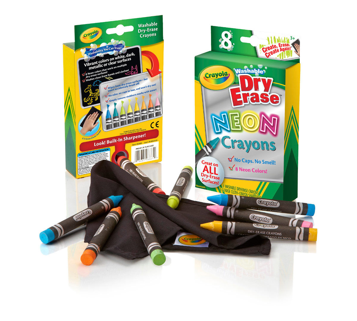Amazon.com : Crayola Large Dry Erase Crayons, 8 count (98