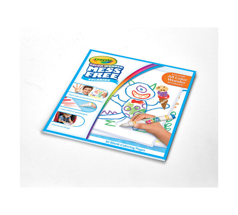 Crayola Color Wonder Mess Free Coloring, Blank Coloring 30 Pages, Gifts for  Toddlers, Ages 3, 4, 5