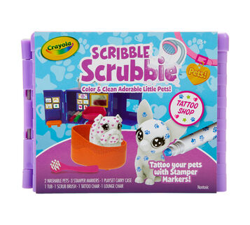 Crayola 74-7249 Scribble Scrubbie Pets Scrub Playset Brand New Sealed Rare  NIB