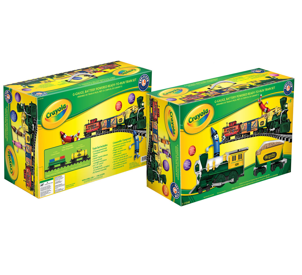 GGauge Lionel Train Set Crayola