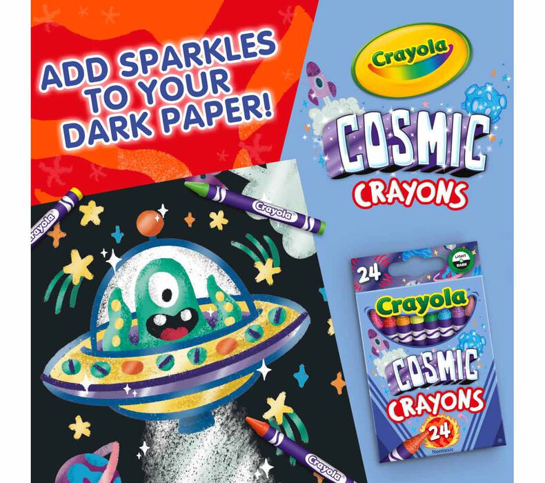 3 Pack Crayola Crayons 24/Pkg-Cosmic 523447 - GettyCrafts