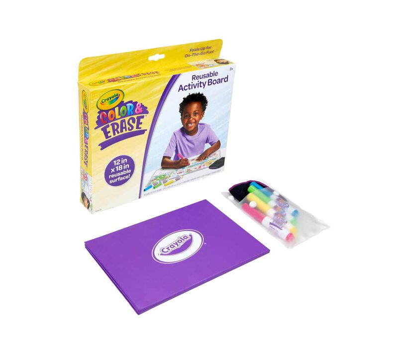  Totebook Dry Erase Kids Activity Book with Crayola