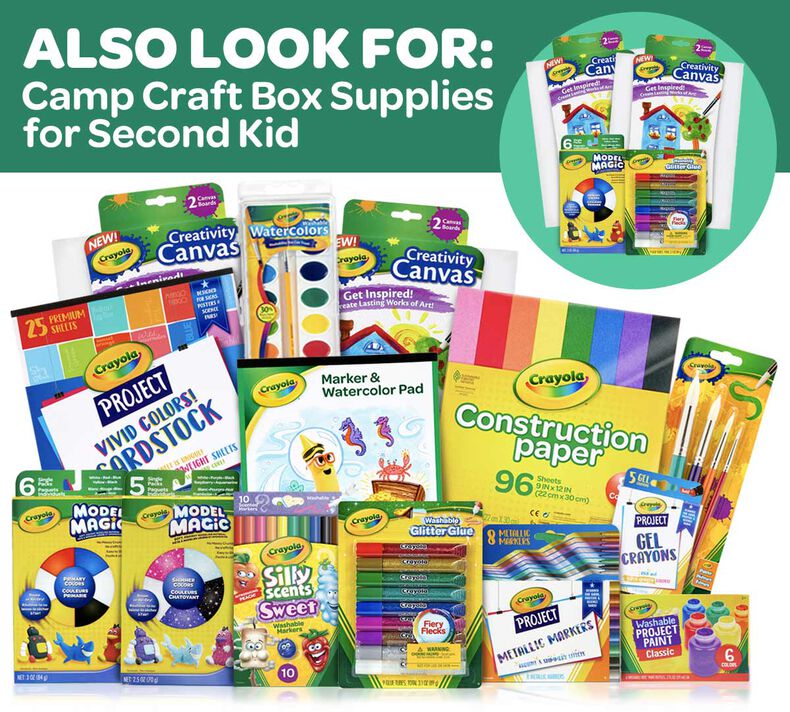 Camp Craft Box Winter & Spring Virtual Camp for 1 Kid
