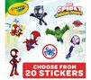 Spidey & his amazing friends coloring book & sticker sheet, 96 pages. Choose form 20 stickers.