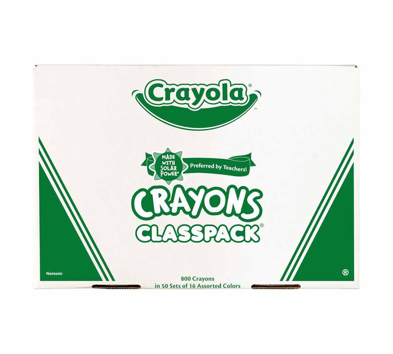 Crayon Classpack, 800 Count, 16 Colors