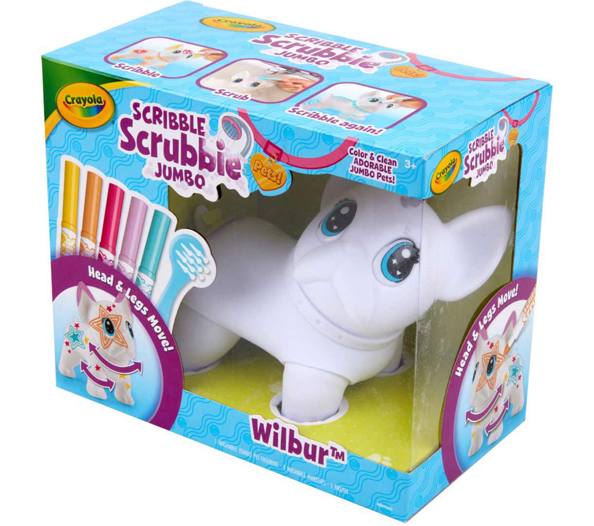 Crayola Scribble Scrubbie Jumbo Pet Grooming Toy Crayola