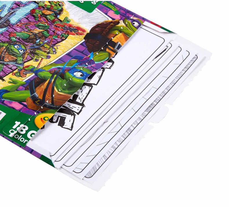 Teenage Mutant Ninja Turtles Giant Coloring Pages, 18 Count