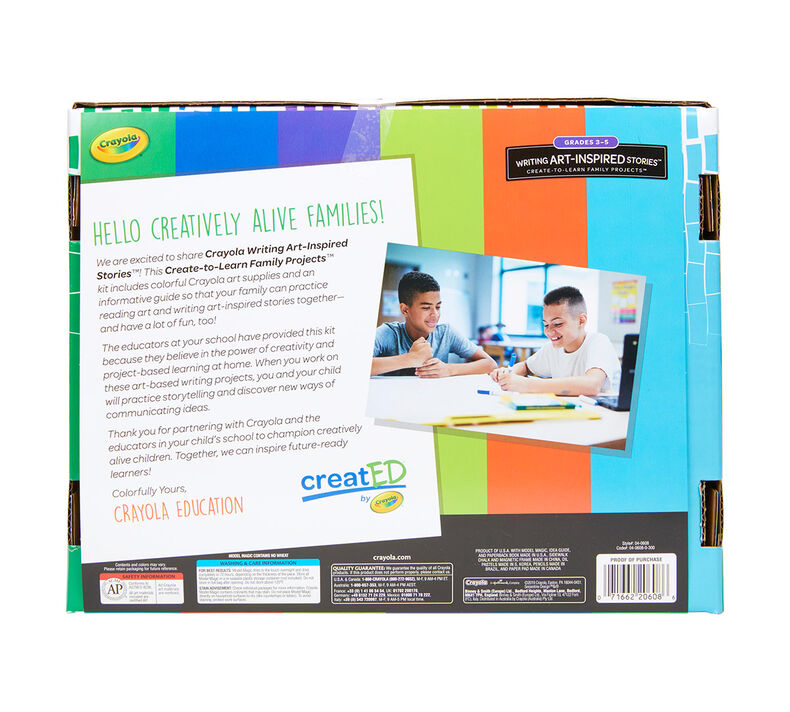 creatED® Family Engagement Kits, Writing Art-Inspired Stories: Grades 3-5: Imaginary Adventures