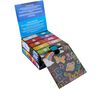 Washable Sidewalk Super Chalk, 10 count, expanded interior of box. 