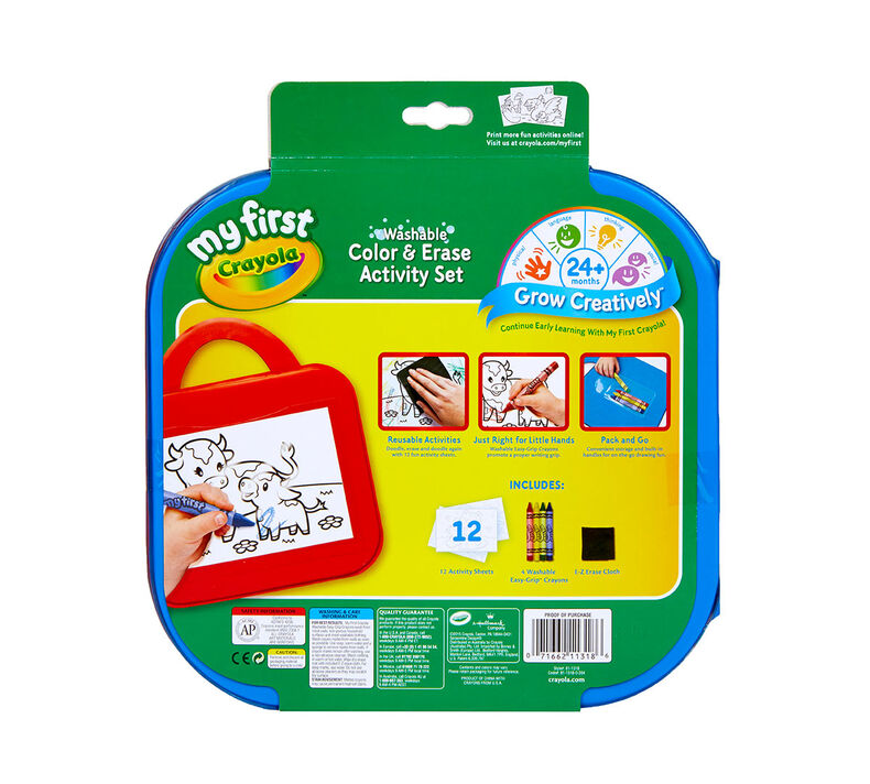 My First Crayola Color & Erase Activity Set