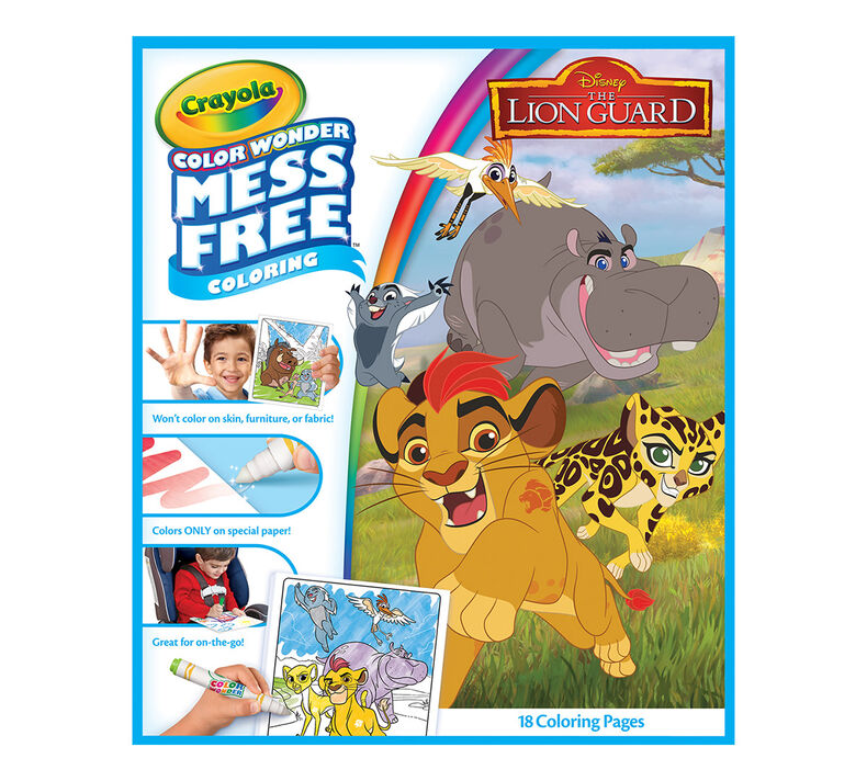 Color Wonder Mess Free Lion Guard Coloring Pages
