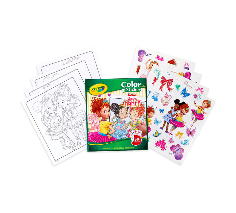 Fancy Nancy Color and Sticker Book