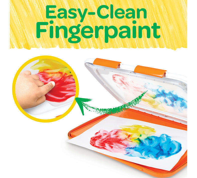 Easy Clean Finger Paint Station