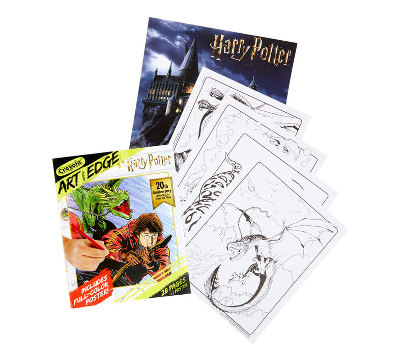 Harry Potter Coloring Book For Teens Adults Crayola Com Crayola