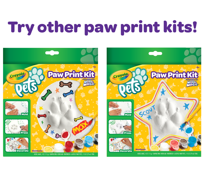 Crayola Pets Paw Prints Keepsake Kit, Circle