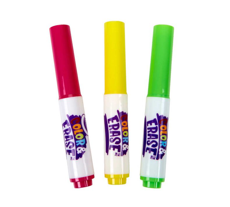 Crayola Dinosaur Color & Erase Reusable Activity Pad and Markers