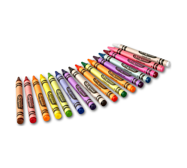 Crayola Crayons, Large Size, 16 Colors Per Box, Set Of 6 Boxes