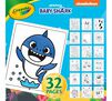 Baby Shark Color and Sticker Activity Set with Markers. 32 pages