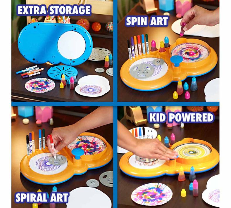 Crayola Spin & Spiral Art Station, DIY Crafts, Toys for Boys