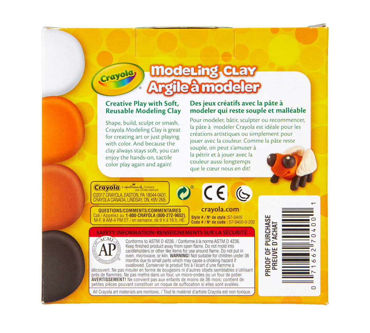 Crayola® Modeling Clay, 2 Lb Jumbo Assortment (8 Count, Modeling