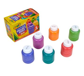 Washable Kids Paint 10 Colors, 10 No Spill Paint Cups for Kids
