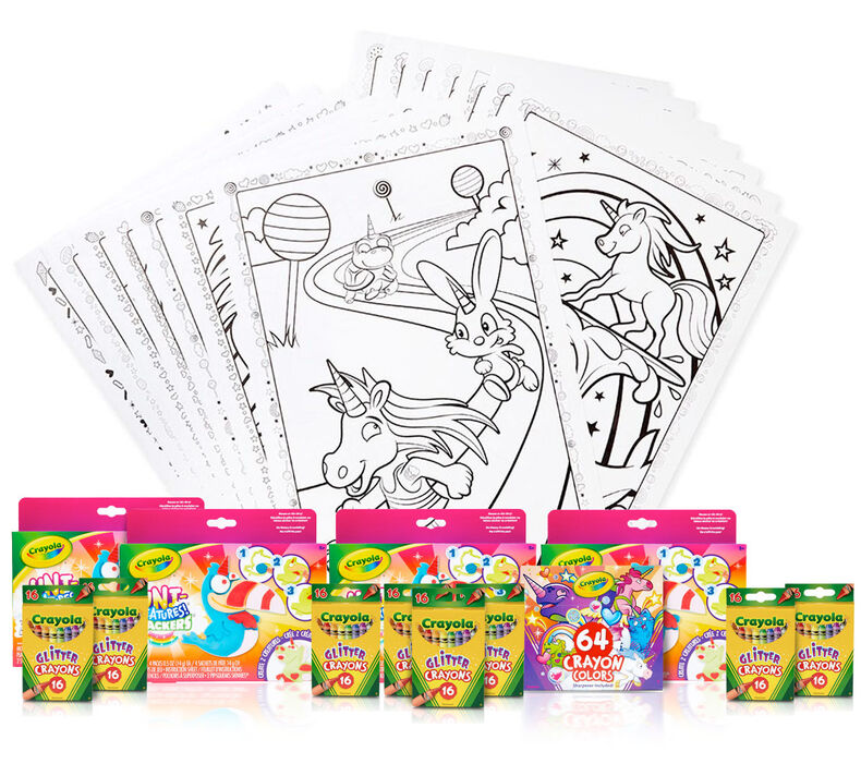Crayola Free Coloring Pages Unicorn