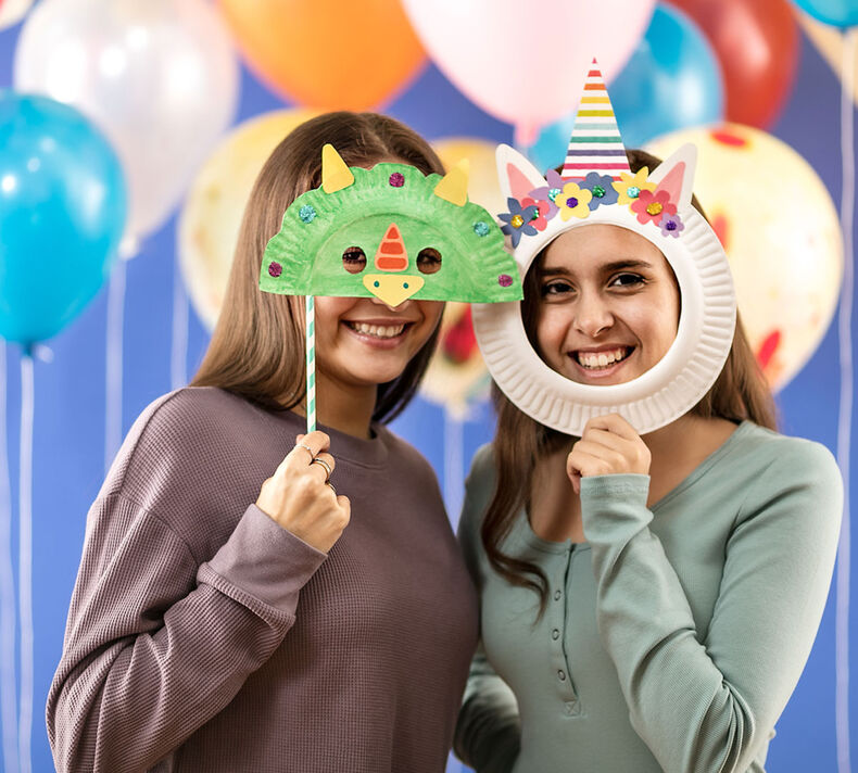 Unicorn Paper Plate Mask Craft Kit