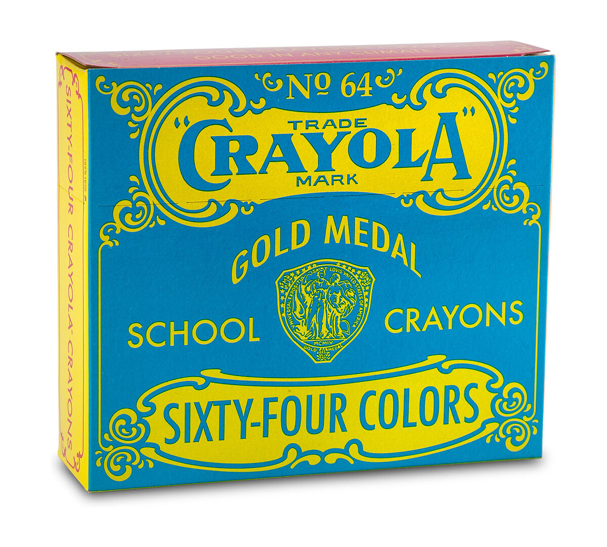 Pop Art Vintage Box of 64 Crayons Crayola