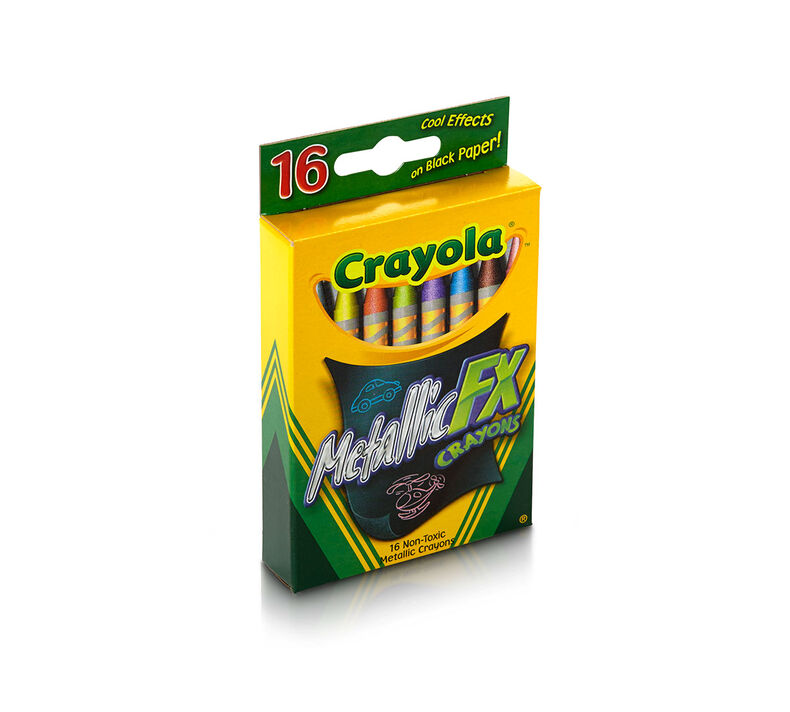 Metallic FX Crayons, 16 Count