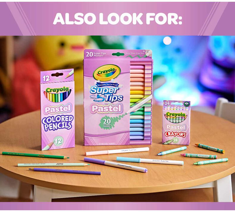 Crayola Color Pencils, 24 24-Color Crayola® Colored Pencils