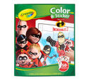 Crayola Color and Sticker Book, Incredibles 2 Front Cover 