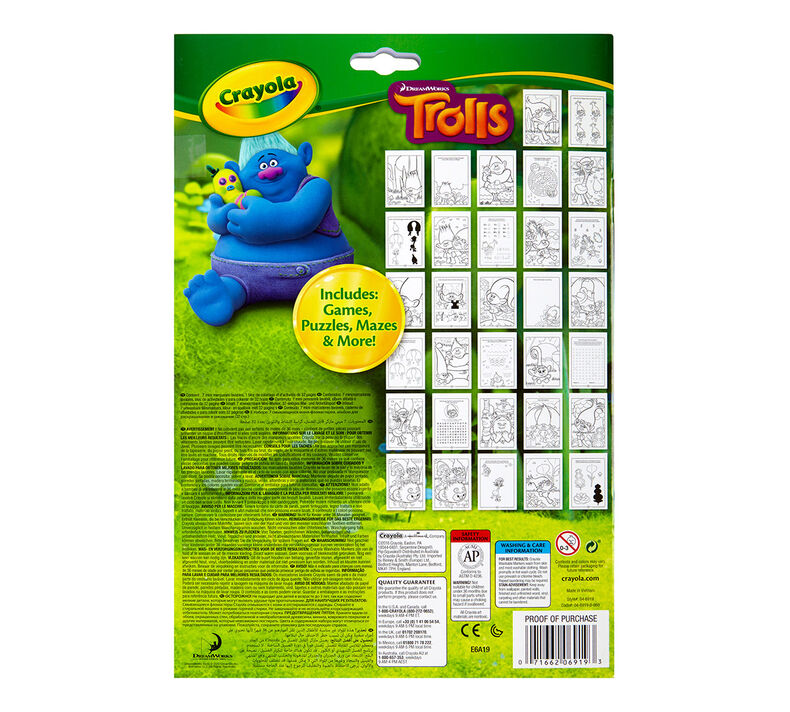 Coloring & Activity Book, Trolls