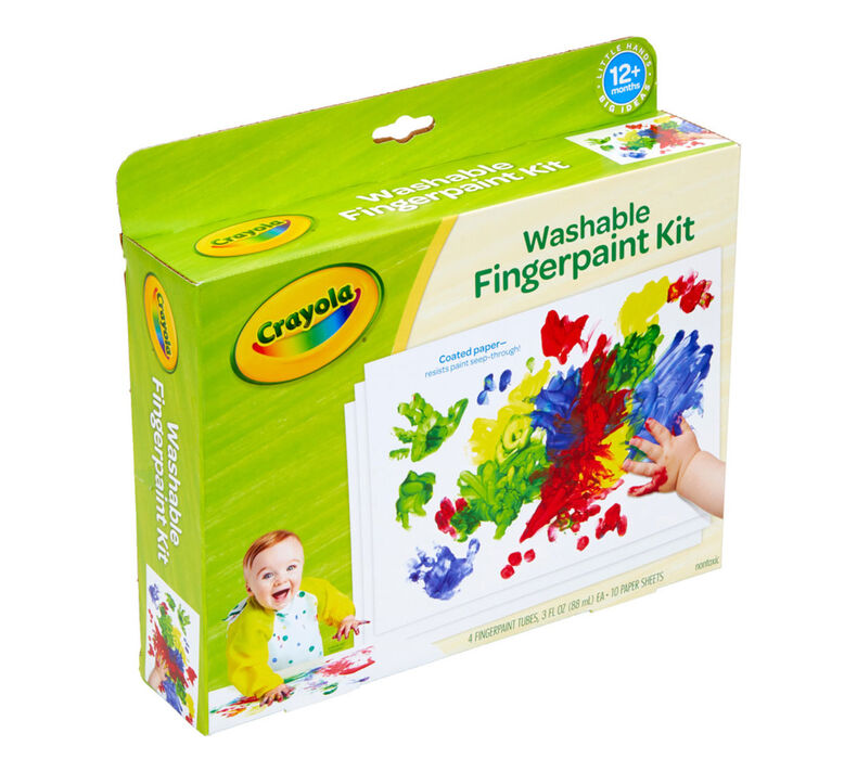 Crayola® Washable Bright Color Non-Toxic Finger Paint 32 oz.