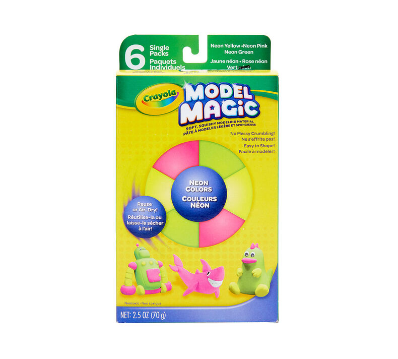 Neon Model Magic Assorted, 6 Count