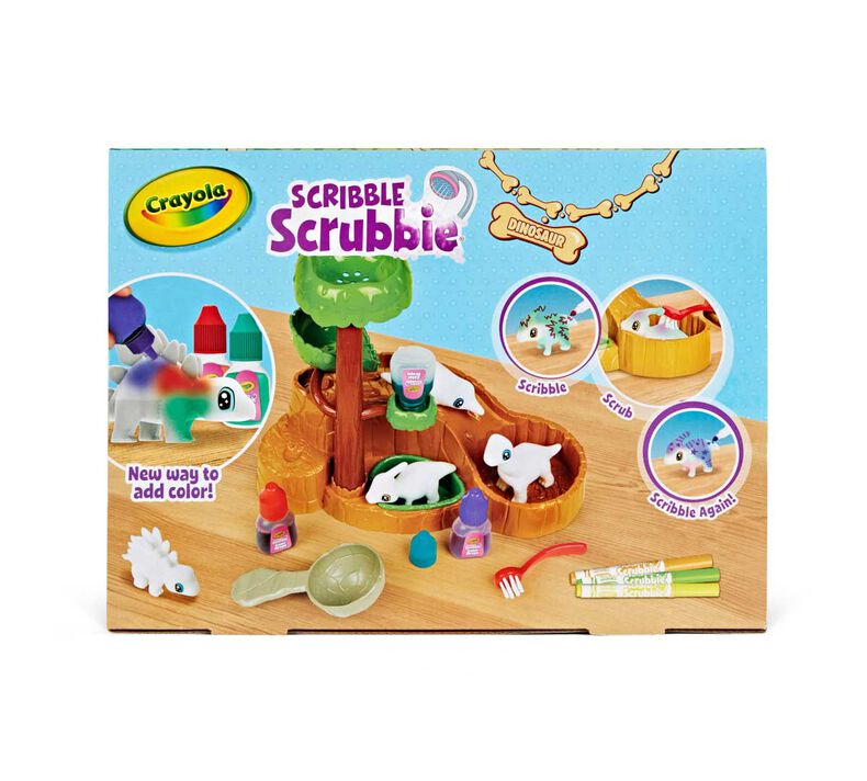 Scribble Scrubbie Pets Dinosaur Waterslide Playset