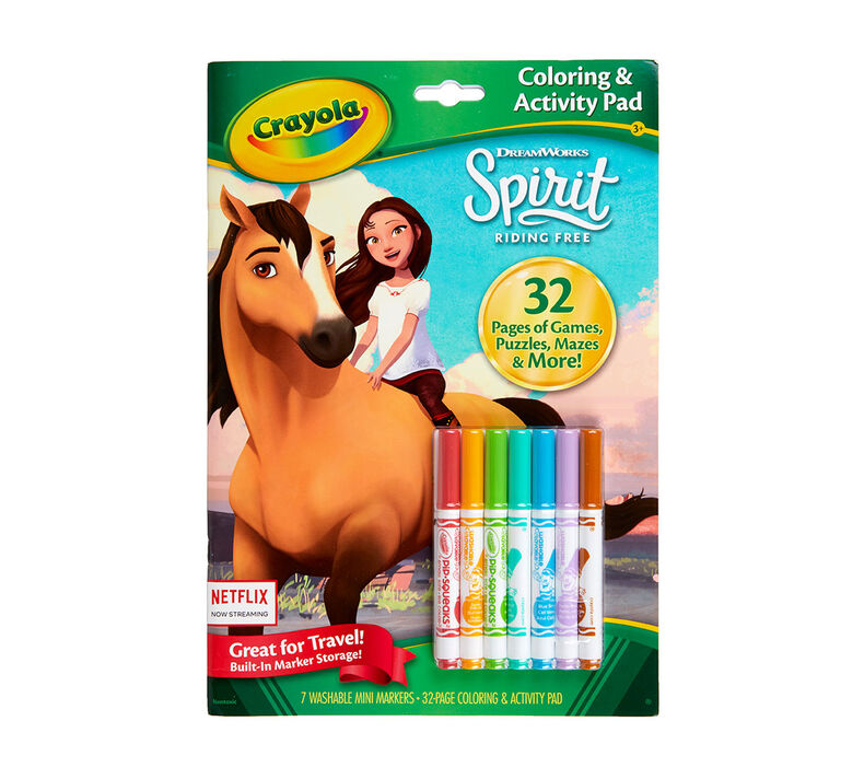 Download Spirit Coloring Book With Activities Markers Crayola Com Crayola