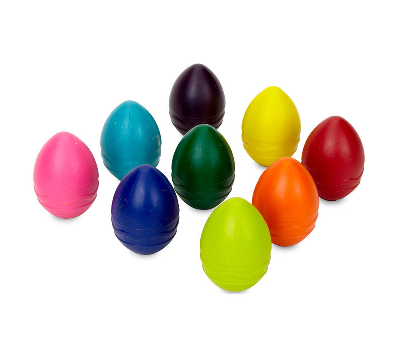Washable Palm Grasp Toddler Crayons, 9 Count