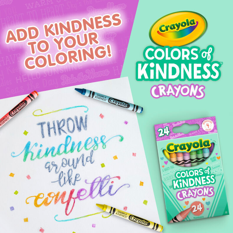 Colors of Kindness, Fine Line Markers, 10 Ct, Crayola.com